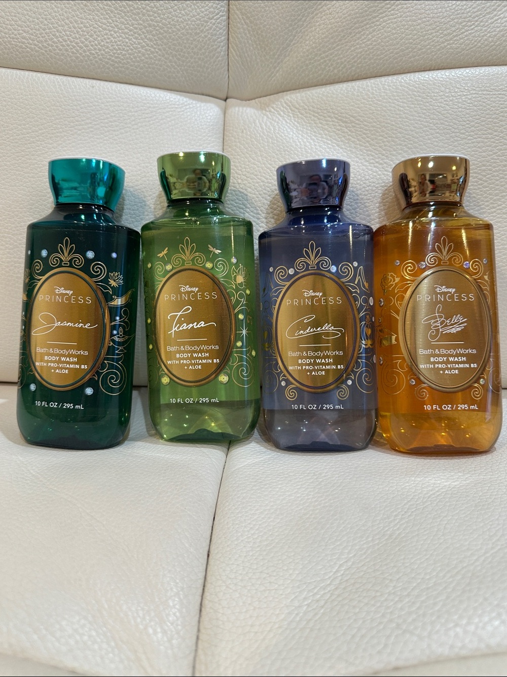 Bath & Body Works Disney Princess Limited Edition Collection 4 Bottles Body Wash